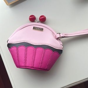 Kate spade Cupcake Wrislet/Change purse